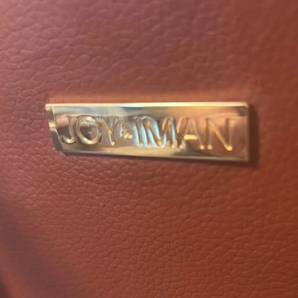 Joy & Iman Brown Leather Tote with Gold Hardware - Picture 2 of 15